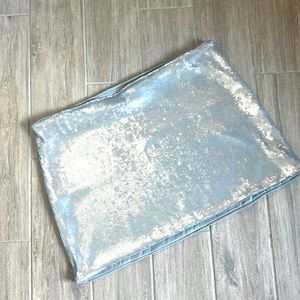 Target Future Collective Silver Sequin Mini Skirt